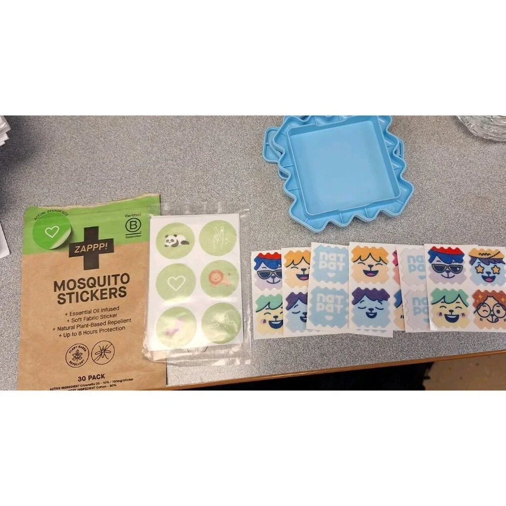 Mosquito Repellent Stickers (30+24) Patches for Kids, Natural